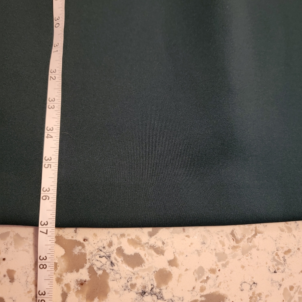 Calvin‎ Klein Green Scuba Cap Sleeve Sheath Dress Size 8 - Picture 9 of 11